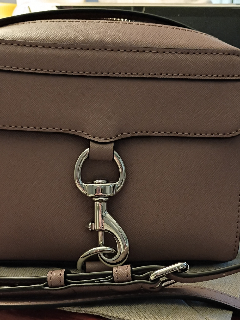 Rebecca Minkoff Mink Leather Camera Crossbody Handbag